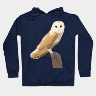 Geometric Barn Owl Hoodie